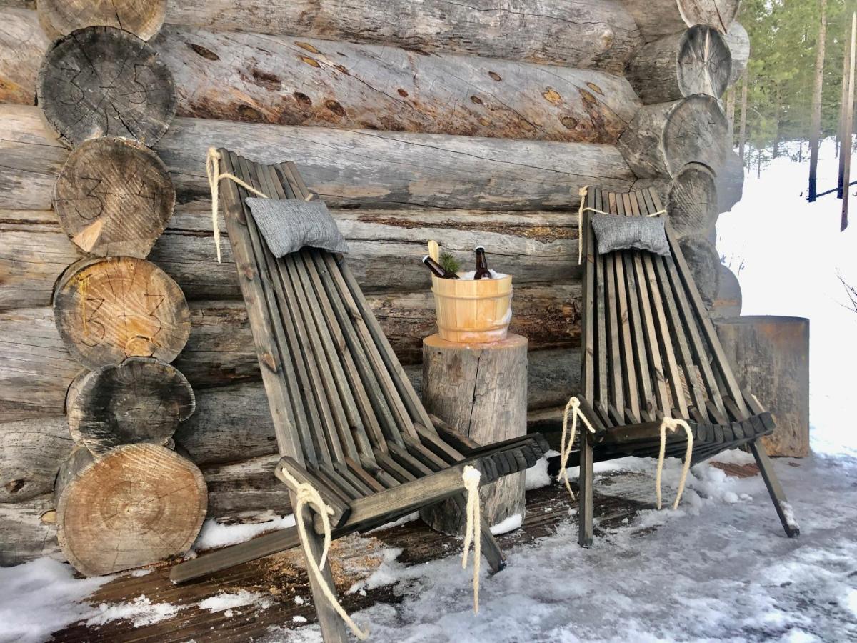 Cozy Log Cabin By Invisible Forest Lodge Rovaniemi Exteriör bild