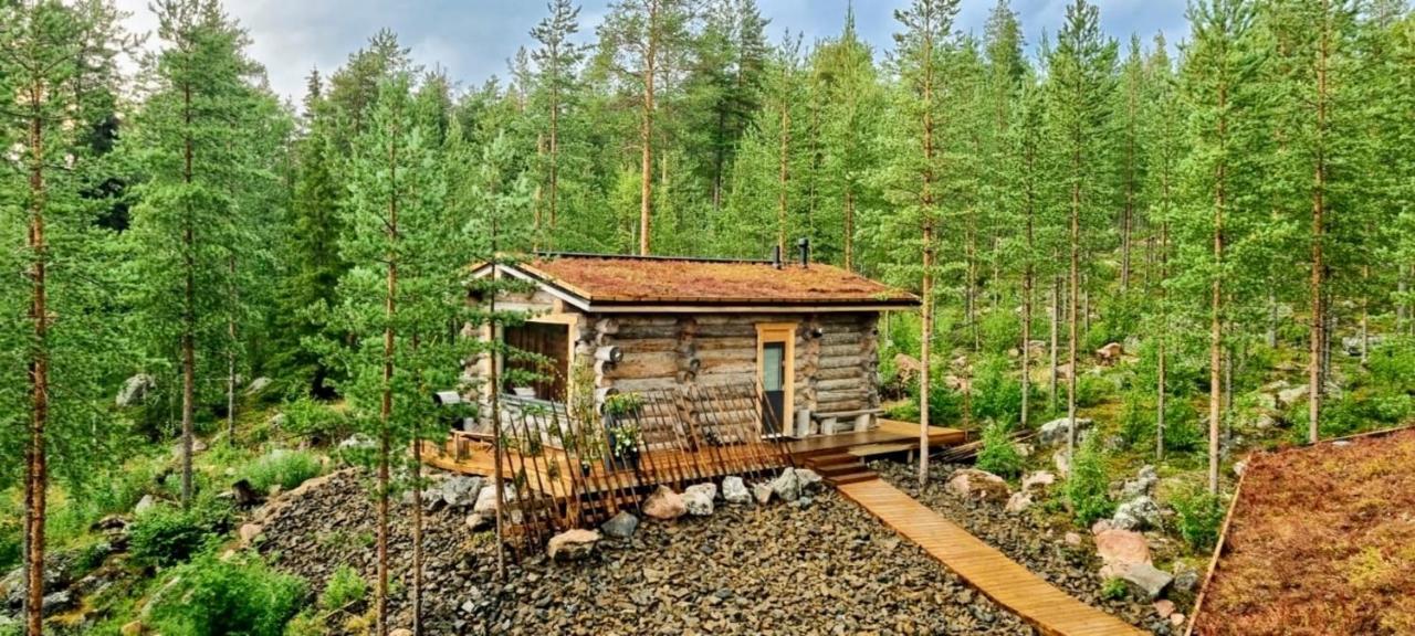 Cozy Log Cabin By Invisible Forest Lodge Rovaniemi Exteriör bild