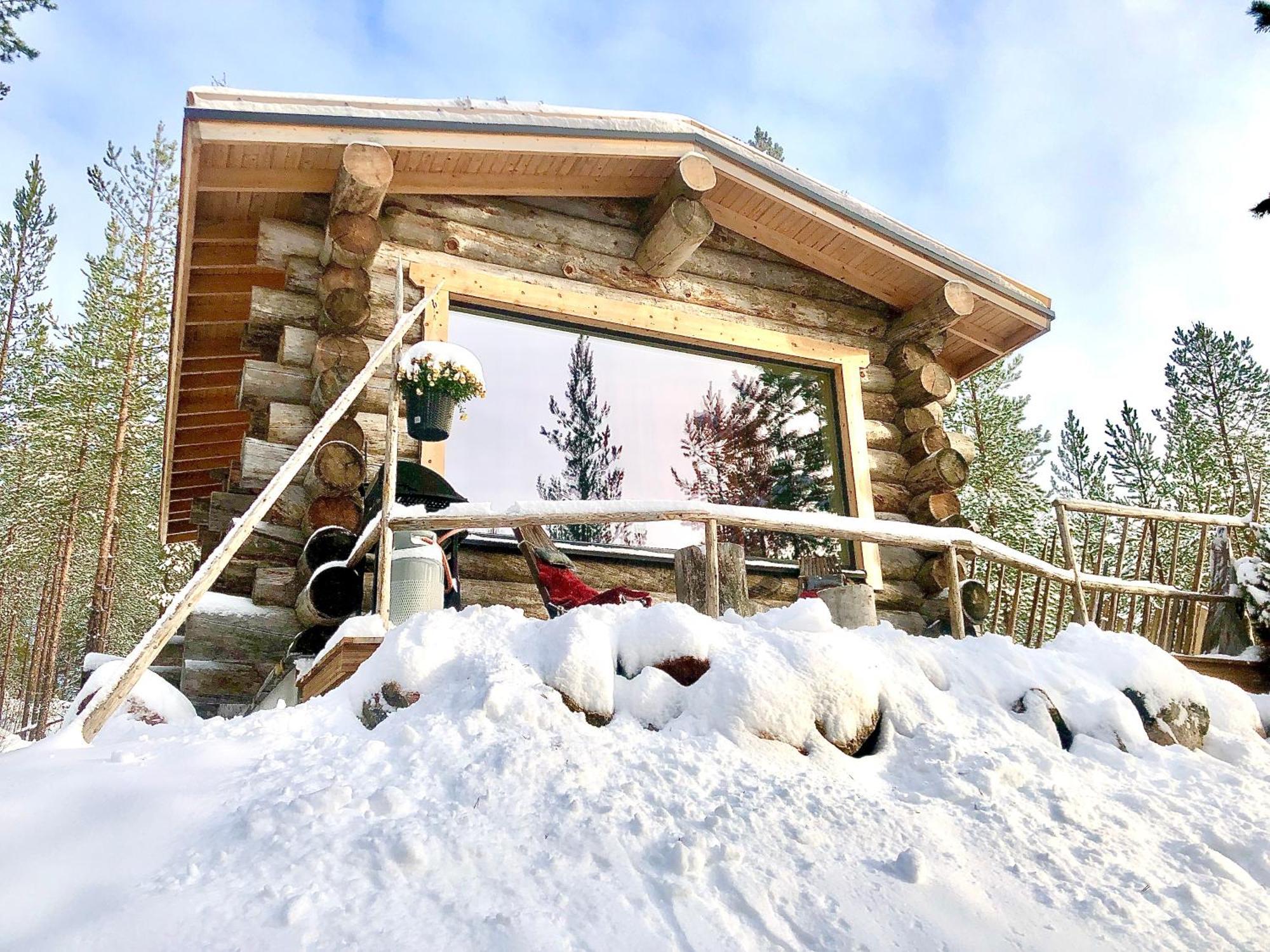 Cozy Log Cabin By Invisible Forest Lodge Rovaniemi Exteriör bild