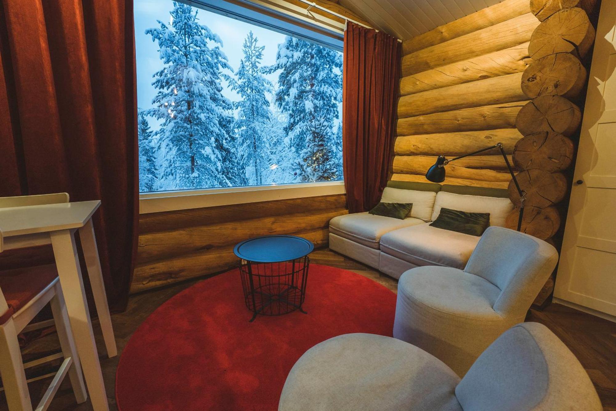 Cozy Log Cabin By Invisible Forest Lodge Rovaniemi Exteriör bild